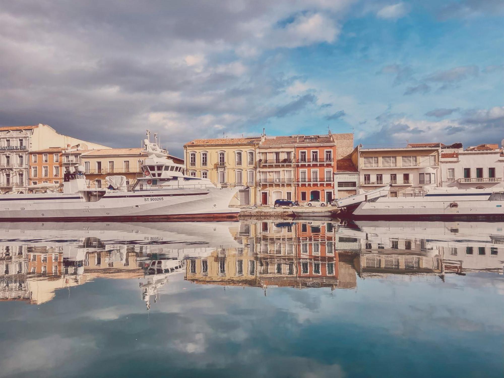 "Mario" Balcons Sur Le Canal Royal, Belle Vue, Climatise Sète Exteriör bild